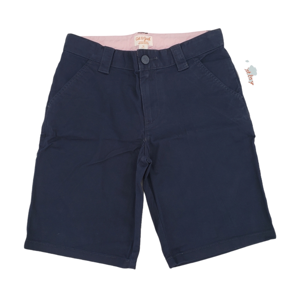 NWT Cat & Jack Girls School Uniform Shorts Size 10  Four Pack Fighter Pi… - Picture 2 of 8